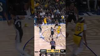 Andrew Nembhard Buries Logo Three at Spurs 🎯 | Indiana Pacers