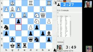 LIVE Blitz #2954 (속도) 체스 게임: Black vs DrBoki in Benoni: 피안체토 변형