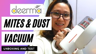 DEERMA VACUUM CLEANER (UNBOXING AND TEST)