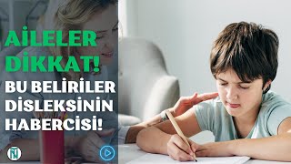 Aileler Dikkat! Bu Belirtiler Disleksinin Habercisi I Nevzat Tarhan