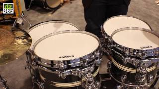 Evans UV1 drumheads drum demo - NAMM 2017