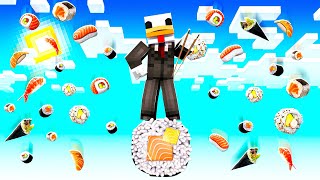 SOPRAVVIVO SOPRA UN SOLO BLOCCO DI SUSHI - Minecraft ITA