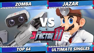 S Factor 11 - Zomba (ROB) Vs. JaZaR (Dr. Mario) Smash Ultimate - SSBU