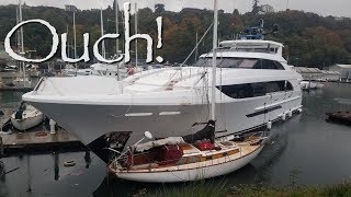 24m Yacht Slams Into Dock Next To Us! Onboard Lifestyle ep.85
