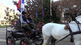 Prema tradiciji i običajima badnjak je unet u Gradsku kuću