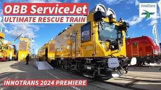 【4K】OBB ServiceJet Train by Stadler - The Ultimate Rescue Train Unveiled at InnoTrans 2024