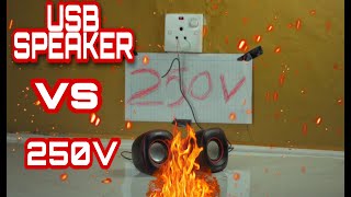 USB Speaker Explosion Experiment 🔥💥