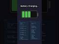 ⚡🔋 CSS Battery Charging Animation #shorts