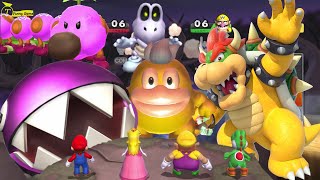 Mario Party 9 Boss Rush #3 Mario vs Peach vs Wario vs Yoshi (Master Difficult)