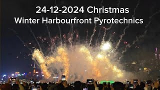 24-12-2024 Christmas Winter Harbourfront Pyrotechnics in Hong Kong