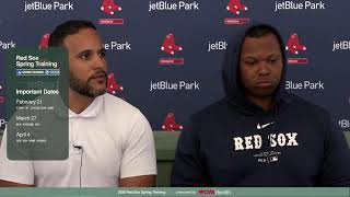 Rafael devers Speaks Live with the Media| Boston Red Sox 2025 Spring Training