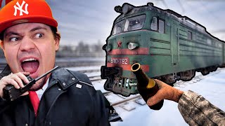 PROWADZĘ PIJANY ROSYJSKI POCIĄG?! 🚂 Trans-Siberian Railway Simulator