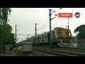 barasat carshed based emu rake dn bongaon barasat local arriving in barasat.. rv 196