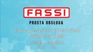 Fassi - Jak wyczyścić komunikat warning#99