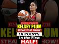 Kelsey Plum Steals the Show! 18 Points in the First Half! #shorts