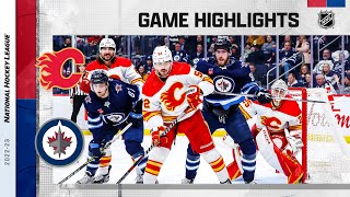 Flames @ Jets 1/3 | NHL Highlights 2023
