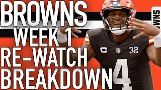 MEDIA LIED TO YOU ABOUT THE BROWNS WEEK 1 VICTORY - (BROWNS 2023 REWATCH)