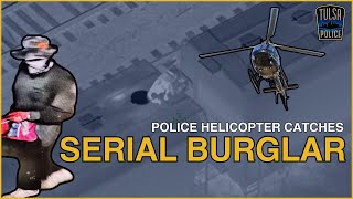 SERIAL BURGLAR ARRESTED -- Convicted felon caught after losing a game of Hide-and-Seek to Helicopter