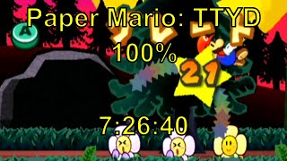 Paper Mario: The Thousand-Year Door - 100% speedrun in 7:26:40