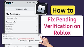 How to fix pending verification on roblox 2024 | roblox email pending verification