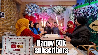 تجلیل از 50 هزار شدن سبسکرایبر های ما به بار دوم / تشکر از حمایت تان♥️