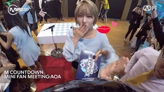 에이오에이 컴백 미니팬미팅 AOA MINI FAN MEETING Mnet MCOUNTDOWN 160519