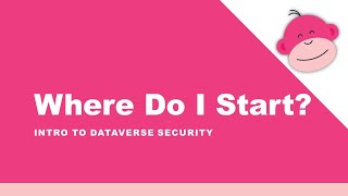 Dataverse Security: Where to Start