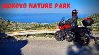 Yamaha Tracer 7 2021 Riding down from the Skywalk Biokovo-1228m a.s.l ( Biokovo Nature Park Croatia)