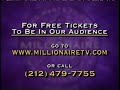 Who Wants to Be a Millionaire ticket plug, 2004