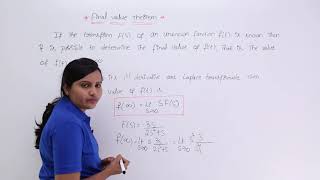 Final Value Theorem