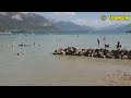 lac annecy niveau tres bas aout 2023 sécheresse et canicule