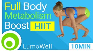 HIIT full body workout: 10 minute metabolism boosting workout to burn fat