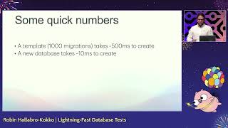 GopherCon 2024: Lightning-Fast Database Tests - Robin Hallabro-Kokko