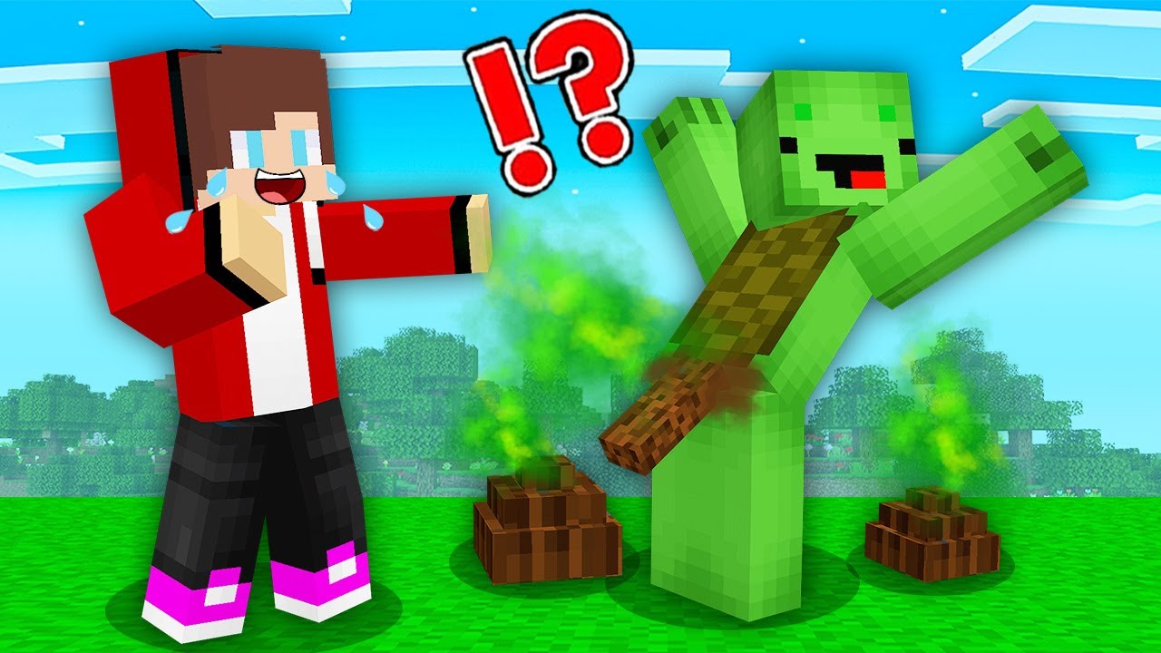 Maizen Jj Pranked Mikey In Minecraft Youtube Maizen Jj Pranked Mikey In Minecraft Youtube