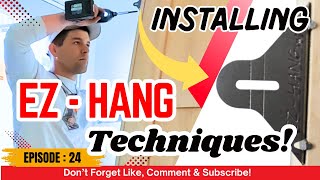 Installing Interior Door with EZ-Hang Brackets No Shims!