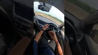 black 🖤 Verna dangerous  driver Verna drive #verna #trending #shortvideo #viral #system #shortvideo