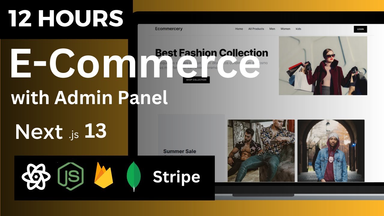 Build A Fullstack E-Commerce App Using Next.js 13, MongoDB, Firebase ...