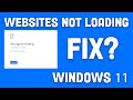How To Fix Few Websites Are Not Loading/Opening in Windows 11