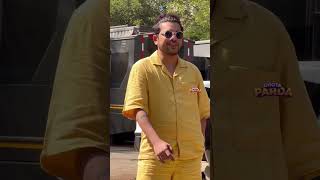 Nishant Bhat spotted in yellow at the set!