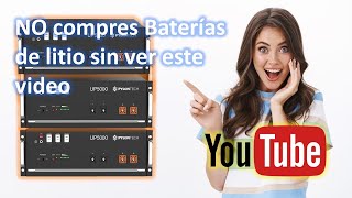 ✅Baterías de litio no las compres sin ver este video energía solar #2023 #solarenergy