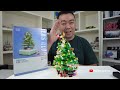 malam natal rakit christmas tree dari loz mini lego ideas block ada kotak music cakep nggak yah