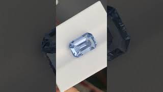 NATURAL HEATED ICE BLUE SAPPHIRE #gemstone #sapphire #blue_sapphire #cgt