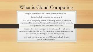 Cloud Computing in 30 Seconds.#CloudComputing