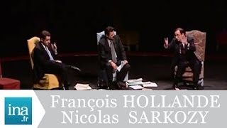 Nicolas Sarkozy et François Hollande et le voile à l'école - Archive INA