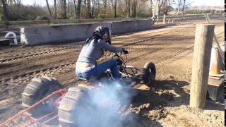 Wannaplay Racing 465cc Cub Running at Phils Dragway