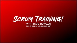Scrum Training (Rugby Union)