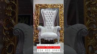 Throne Chair Sale Fayetteville Arkansas #party #wedding #Event #Salon #hair #nails #quinceañera