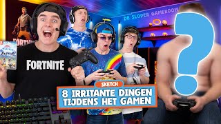 8 IRRITANTE DINGEN TIJDENS HET GAMEN! - Addo \u0026 Nick Comedy Sketch