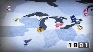 Watch the expansion of the NHL through the years