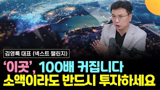 앞으로 100배 됩니다. '이곳'에 소액이라도 묻어두세요 (김영록 대표 / 2부) @nextchallenge_kr